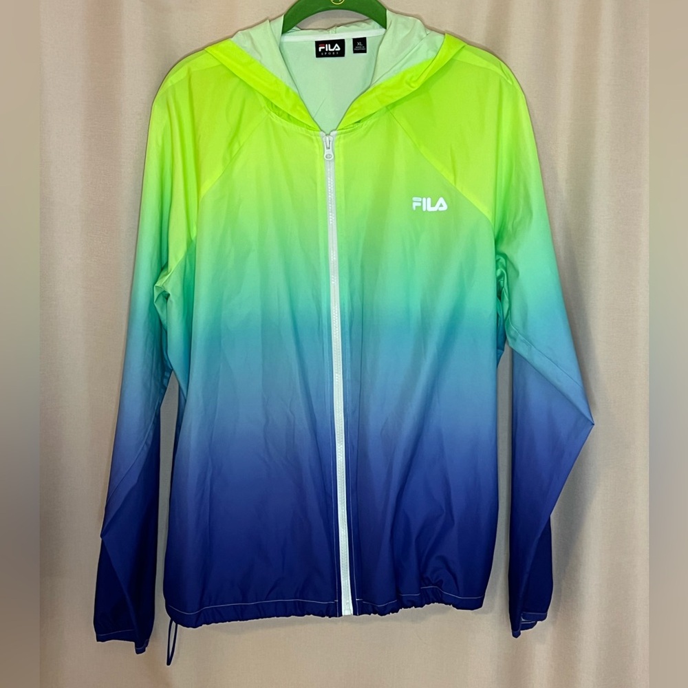 Women’s Fila Sport Ombré Running Jacket XL